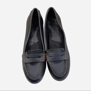 G H Bass & Co Weejuns Penny Loafers Women's 8.5M Black Leather Upper Dress Shoes